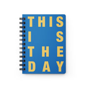 THIS IS THE DAY | SAMPLE NOTEBOOK | blue/yellow