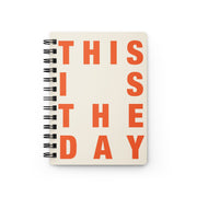 THIS IS THE DAY | SAMPLE NOTEBOOK | orange/cream